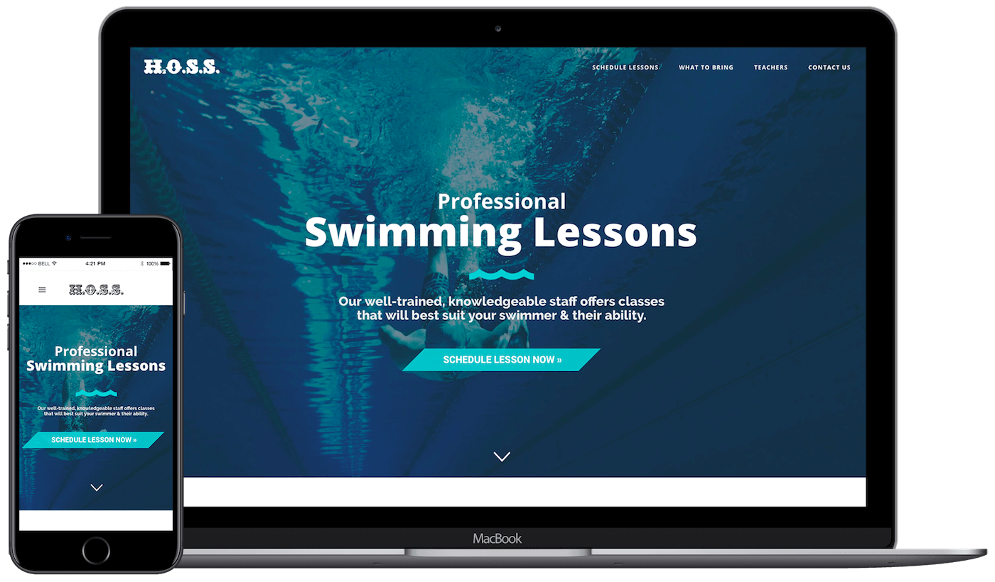 Hosford Swim School Project - Web Design in Tallahassee, FL